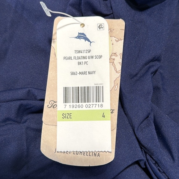 Tommy Bahama Pearl Floating Underwire Scoop One Piece - Picture 13 of 14